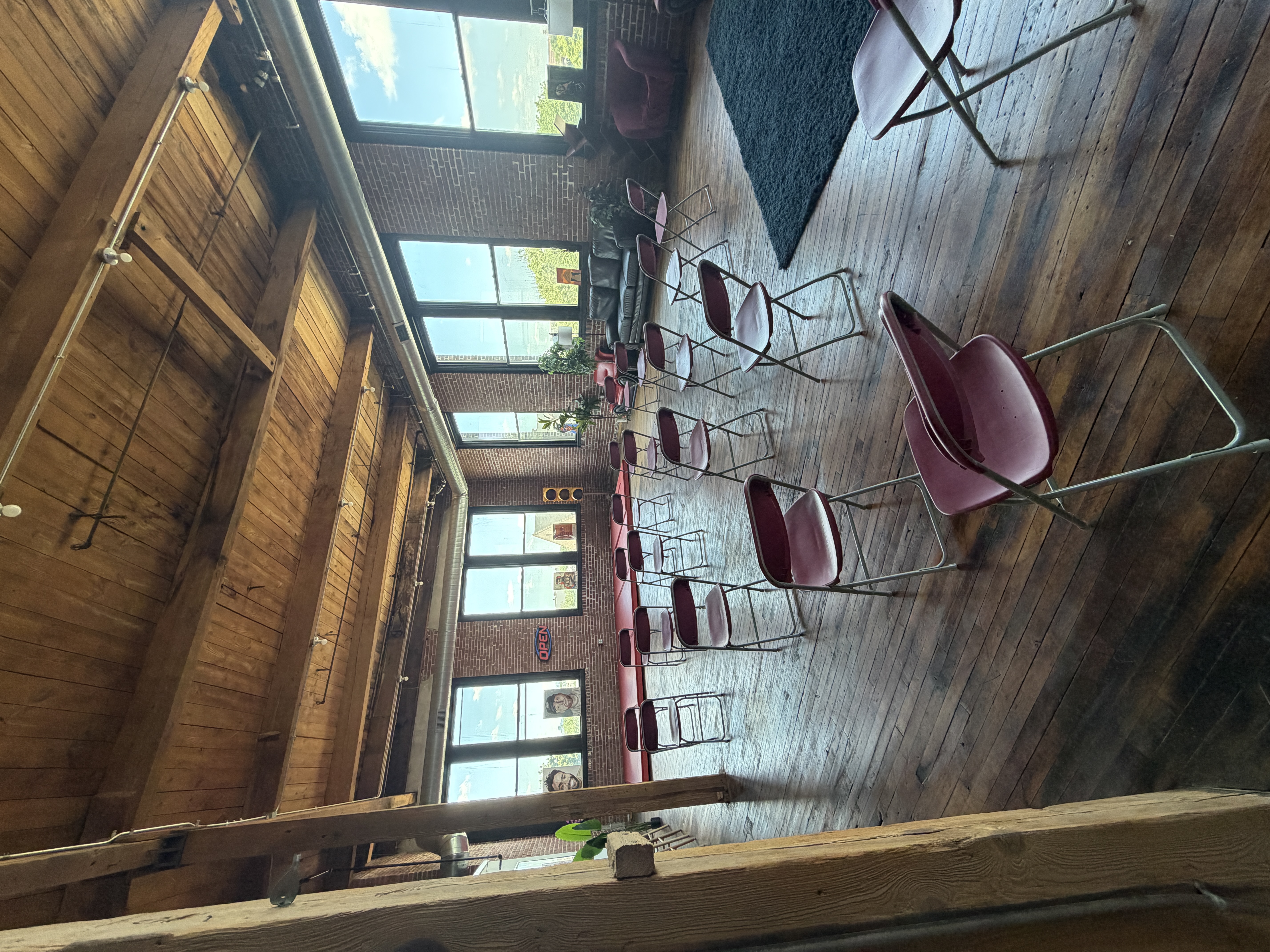 The Loft 215 interior — perfect for baby and bridal showers